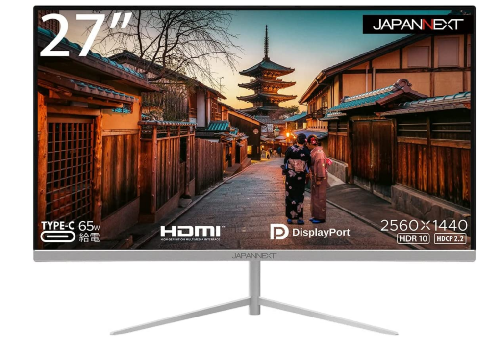 市場 JAPANNEXT 27型WQHD搭載 165Hz対応ゲーミングモニター